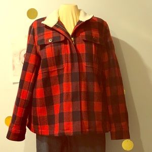 J Crew Buffalo Plaid Jacket